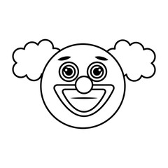clown emoticon face icon