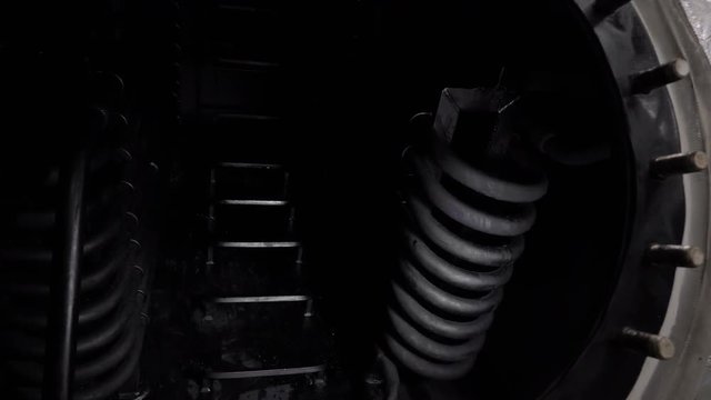 Steam heater inside fuel oil tank of ship