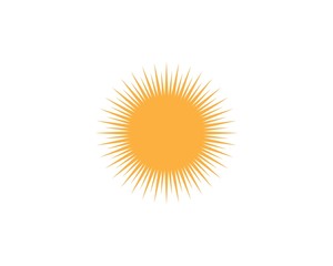 sun ilustration logo vector