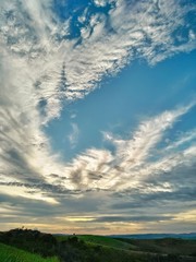 Obraz premium blue sky and clouds