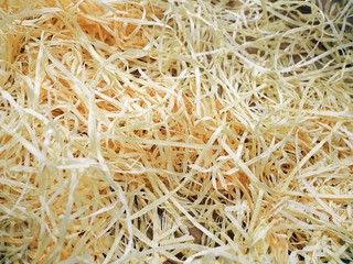 Wooden organic sawdust timber texture, natural material heap