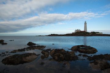 Fototapeta na wymiar Lighthouse st marys island