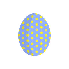 Isolated colored easter egg. Vector illustration design