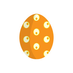Isolated colored easter egg. Vector illustration design
