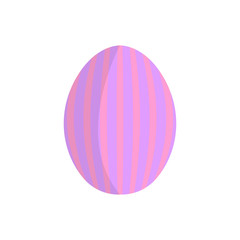 Isolated colored easter egg. Vector illustration design