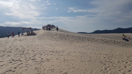 Fototapeta na wymiar Dunas de areia