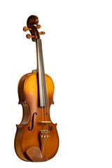 Fototapeta premium Violin on white background