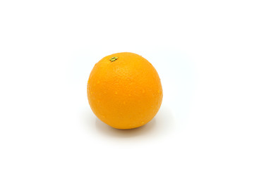  Ripe orange isolated