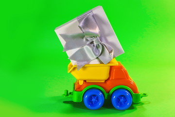 car truck toy with box - gift.