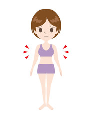 太い二の腕がコンプレックスな女性