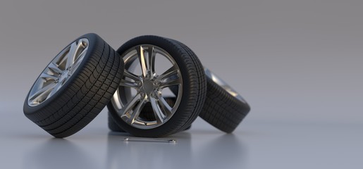  tire auto cast