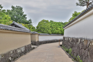 an alley of wall at the Koko en
