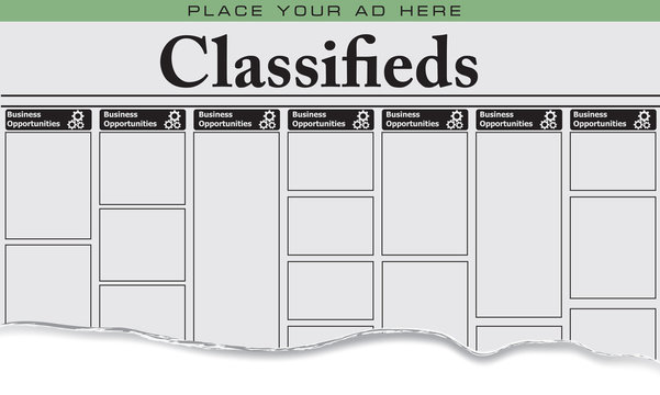 Newspaper classifieds business opportunities