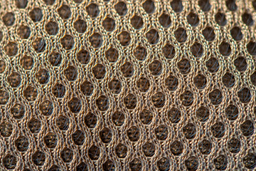 3d texturised technological seamless breathing fabric closeup