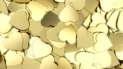 Hearts background for Valentines day