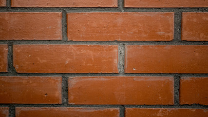 the texture of the red bricks