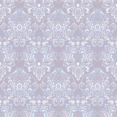 Fototapete vintage floral seamless patten. Classic floral  wallpaper. seamless vector background © antalogiya