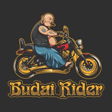budai rider amazing design for your company or brand