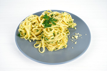 Spaghetti with Parmesan Cheese