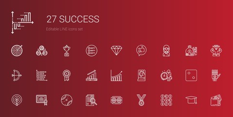 success icons set