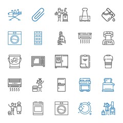 appliance icons set