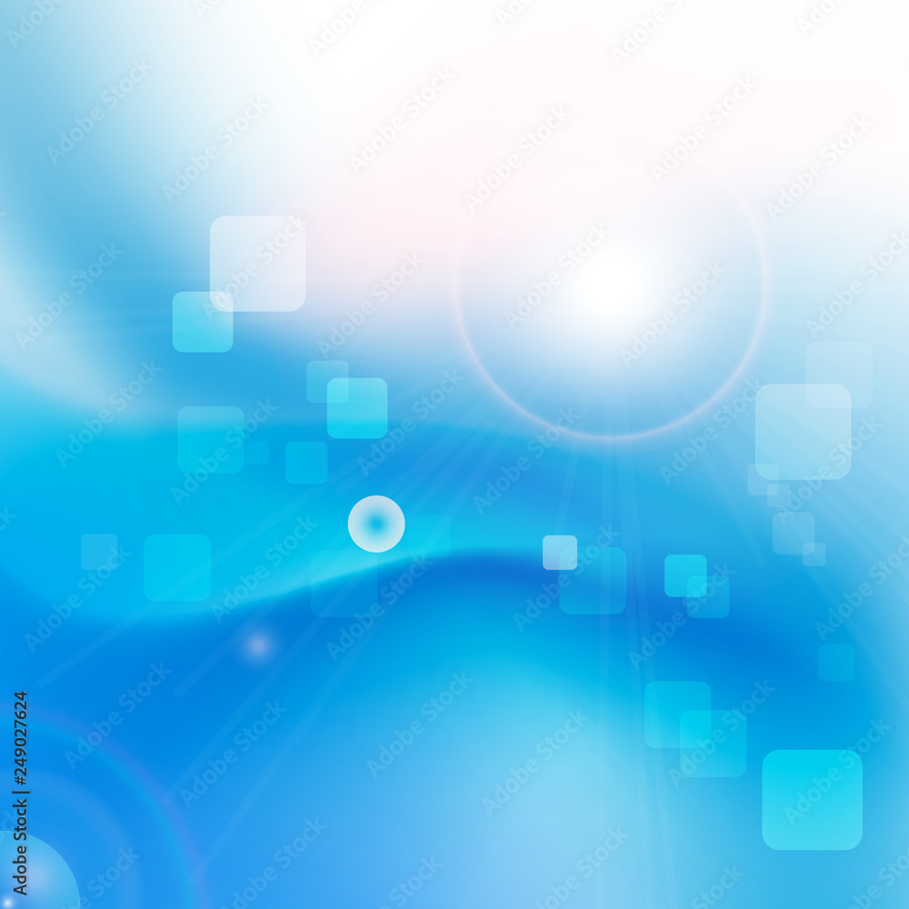 Poster abstract background smooth blue curve and blend 001