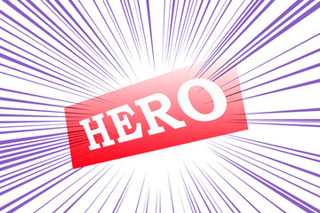 Hero logo　ヒーローのロゴ