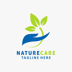 Nature care logo design