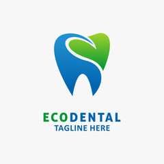 Eco dental logo design