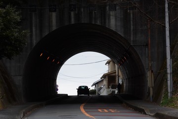 A view of a small tunnel