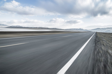 Fototapeta premium Highway pavement