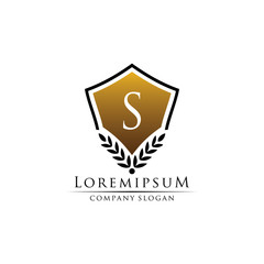 Classy Shield S Letter Logo