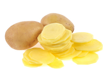 Pommes de terre entière et en rondelles
