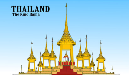Obraz premium Vector Phra Kaew Temple