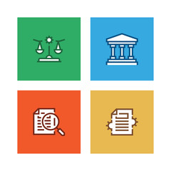 COMPLIANCE LINE ICON SET