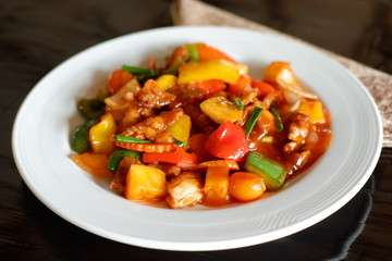 Sweet and sour chicken