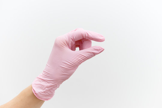 Doctor hand gloves
