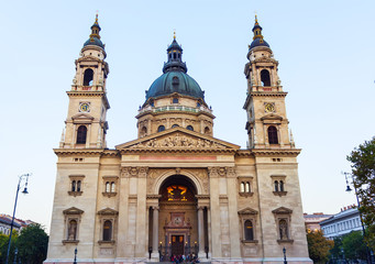 Fototapeta na wymiar Basil of St. Stephen. Budapest, Hungary