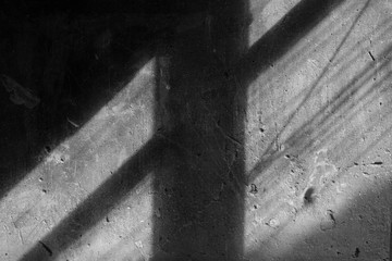 shadow on old wall