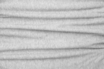 Crumpled white fabric cloth texture