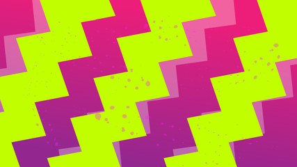 zig zag green with pink gredient background,zig zag abstract background, vector