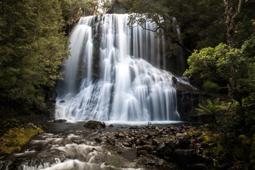Fototapeta na wymiar Bridal Veil Falls, Tasmania Australia