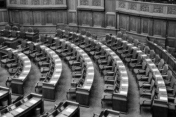 Danish parliament in Copenhagen, Denmark