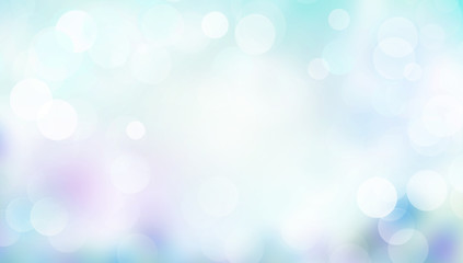 Fototapeta premium Abstract blue background blur with bokeh