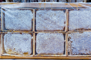 Organic honeycomb are sold on the market