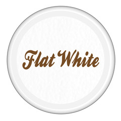 Flat White Coffee Icon
