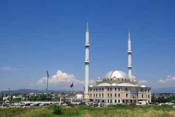 Fototapeta na wymiar Magnificent mosque in Turkey