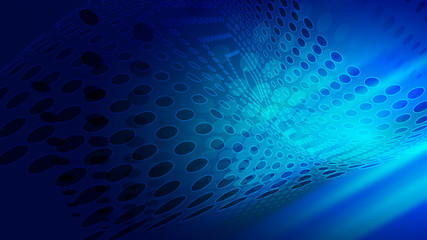 Abstract blue light and shade technology creative background. Vector illustration.