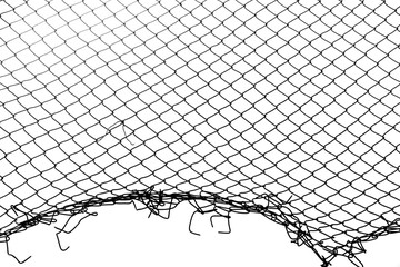 damage wire mesh