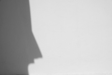 shadow on white wall